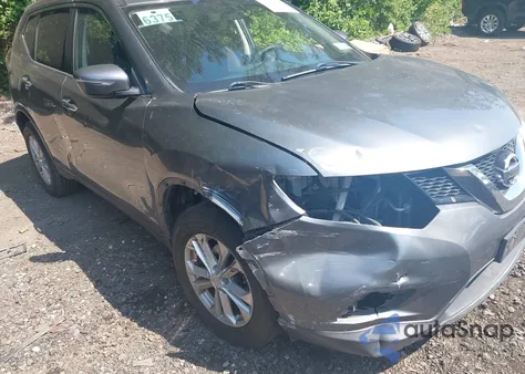 2015 Nissan Rogue Sv z USA, uszkodzony, nr VIN KNMAT2MV5FP553272